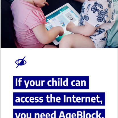 AgeBlock app screen